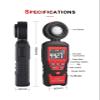 AJDFVHJF Digital Luxometer Illuminator LED Photometer Light Meter HT620 Handheld Luxmeter Lux Meter 100000LUX(HT620 Standard) view 3