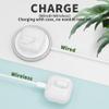 for AirPods 4 Case with Secure Lock,Automatic Magnetic Lock with Phone Holder Function,Shockproof Hard Protective Cover Cleaner Kit for Apple AirPod 4th Generation Case 2024(White-B) view 3