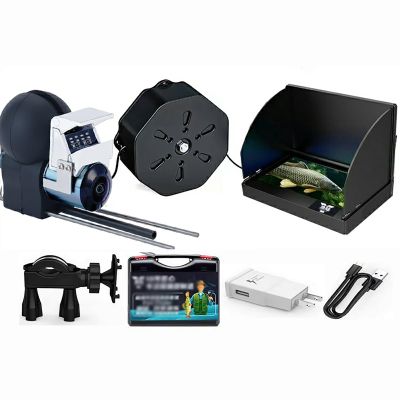 XRRJFYH Fish Finders & Depth Finders, Underwater Fishing Camera with 5-inch IPS Display, with Carrying Case