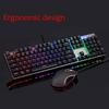 EZAGMWGFB Mechanical Gaming Keyboard Gaming Mouse Combo,RGB LED Backlit Keyboard Mouse Set for Windows & Mac PC Gamers view 2