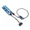 UCTUNG PCIe to PCI Express 16X Riser for External Graphics Card EXP BTC Antminer Miner MPCIe to PCI-e Slot Mining Card(Red) view 3