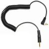 jiahesuw Piece Elbow to 3.5mm Straight Male Flashing Sync Cable Cord for 580EXII 7D 5DII 50D 40D 30D 20D 10D D300S with Screw Lock view 1