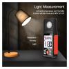 AJDFVHJF GD158 Lux Meter 200000 Lux Digital Lux Meter Photometer with Ambient Humidity and Temperature Tester view 2