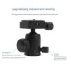 jiahesuw Tabletop Small Tripod 20Inch 360 Degree Aluminum Frame for DSLR Cameras and Phones Stand for Travel Desktop Tripod view 3