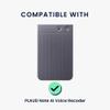 kwmobile AI Voice Recorder Cover Compatible with PLAUD Note AI Voice Recoder - Suction Cup Mount - Dark Green view 2