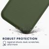 kwmobile AI Voice Recorder Cover Compatible with PLAUD Note AI Voice Recoder - Suction Cup Mount - Dark Green view 3