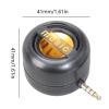 jiahesuw 3.5mm Speakers ABS Enhances Sound Speakers Amplifiers Portable for Phone Tablet Laptop White/Blue/Black view 3
