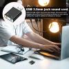 USB Sound Card Adapter  3.5mm Stereo Audio, Plug and Play | External Sound Card for Laptop Desktop PC, No Driver Needed for Streaming Recording or Calls, 7.1 Channel view 3