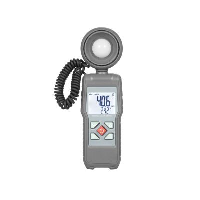 AJDFVHJF Lux Meter Digital Lux Meter Handheld Ambient Temperature Measuring Instrument 200000 Lux Lux Meter 360 Rotatable Head