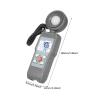 AJDFVHJF Lux Meter Digital Lux Meter Handheld Ambient Temperature Measuring Instrument 200000 Lux Lux Meter 360 Rotatable Head view 3