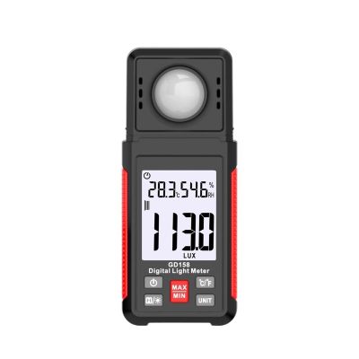 AJDFVHJF GD158 Lux Meter 200000 Lux Digital Lux Meter Photometer with Environmental Humidity and Temperature Tester Lux Meter