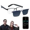 LIMU Gen 5 Smart Glasses, AI Glasses with Real-Time AI Interpreter - Open-Ear Bluetooth Glasses with Speakers, Aluminum-Magnesium Alloy Build, Auto On/Off, Magnetic Lenses for Women & Men view 1