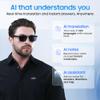 LIMU Gen 5 Smart Glasses, AI Glasses with Real-Time AI Interpreter - Open-Ear Bluetooth Glasses with Speakers, Aluminum-Magnesium Alloy Build, Auto On/Off, Magnetic Lenses for Women & Men view 2