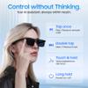 LIMU Gen 5 Smart Glasses, AI Glasses with Real-Time AI Interpreter - Open-Ear Bluetooth Glasses with Speakers, Aluminum-Magnesium Alloy Build, Auto On/Off, Magnetic Lenses for Women & Men view 3