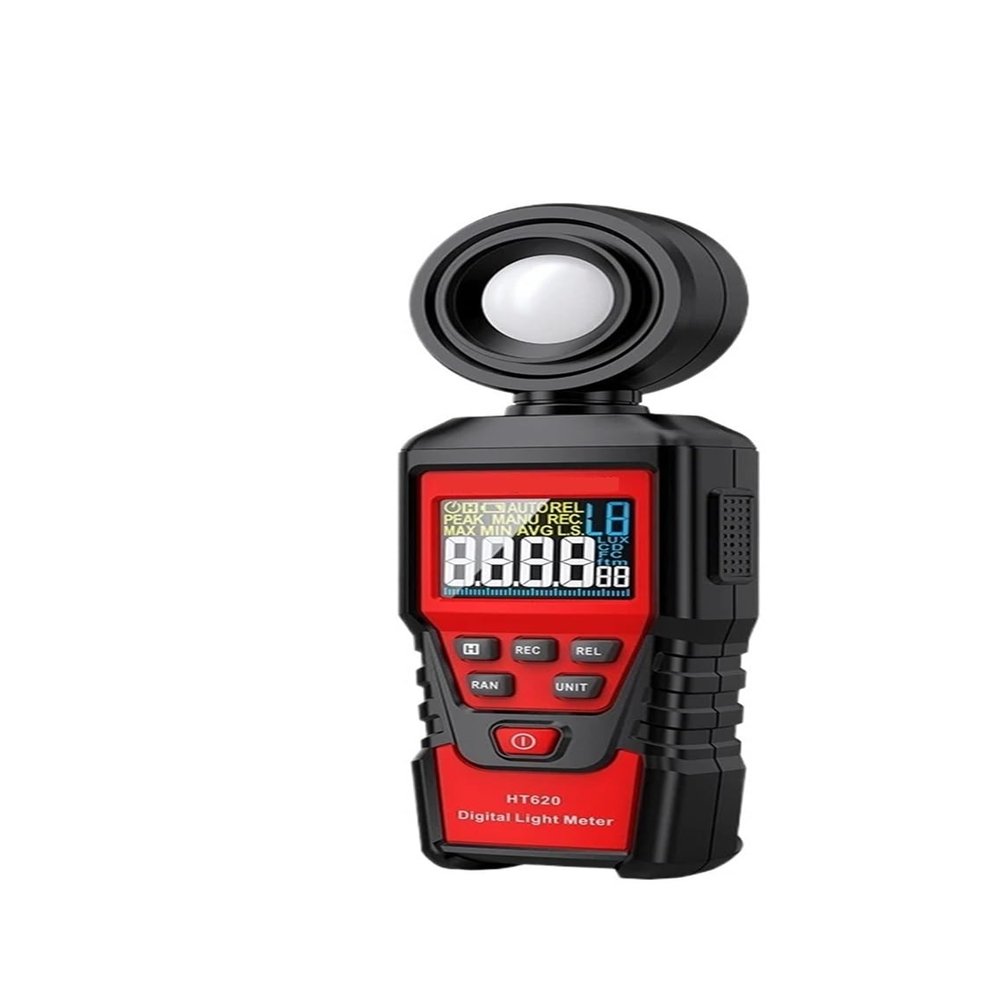 AJDFVHJF HT620 Digital Lux Meter 100000 LUX Photometer Lux Meter Tester LED Lux Meter(HT620L)