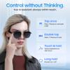 LIMU Gen 5 AI Translation Smart Sunglasses - AI Glasses with Real-Time AI Interpreter, Open-Ear Bluetooth Audio for Calls & Music, Premium 33 g Metal Frame, Travel & Business Ready for Women & Men view 3