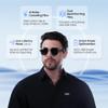 LIMU Gen 5 AI Translation Smart Sunglasses - AI Glasses with Real-Time AI Interpreter, Open-Ear Bluetooth Audio for Calls & Music, Premium 33 g Metal Frame, Travel & Business Ready for Women & Men view 4