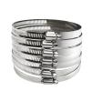 10pcs 8mm-700mm Stainless Steel Adjustable Drive Hose Clamp Fuel Line Worm Size Clip Hoop Snap American Hose clamps(16-25mm) view 3