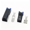 2Kits 1 Pin Way Unsealed Housing KET Connector Socket Large Current 9.5MM Male Female Plug for Car MG623688-5 MG613689-5(Lavender) view 3