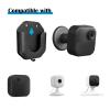 Adhesive Based Camera Mounting Bracket Holder For Home Surveillances Systems Outdoor Indoor Models None Drill Required ABS Camera Holder view 2