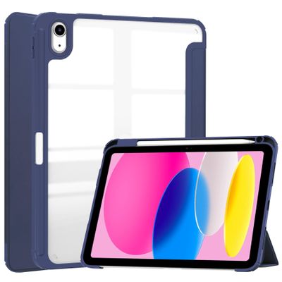 Military-grade shockproof tablet case Hybrid Slim Case Compatible with iPad A16 11th Generation 2025 11th Gen A16 11 Inch 2025 with S Pen Holder, Shockproof Cover with Clear Transparent Back Shell, Au