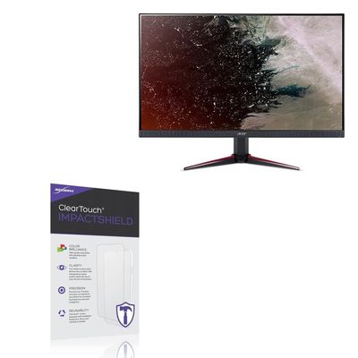 BoxWave Screen Protector Compatible With Acer Nitro VG0 (VG240Y) - ClearTouch ImpactShield (2-Pack), Impenetrable Screen Protector Flexible Film