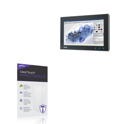 BoxWave Screen Protector Compatible With Advantech TPC-1881WP - ClearTouch ImpactShield (2-Pack), Impenetrable Screen Protector Flexible Film