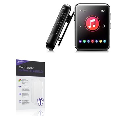 BoxWave Screen Protector Compatible With Benjie MP3 Player BJ-X1 - ClearTouch ImpactShield (2-Pack), Impenetrable Screen Protector Flexible Film