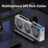 LICAEVEY Aluminum External GPU Enclosure for Oculink Laptops, PCIe x16 Graphics Card Dock Station with ATX | SFX PSU Support, Wins 10 64bit Compatible view 3