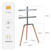 360 Swivel Tripod TV Bracket - Floor Standing Tripod TV Stand, for 32IN-65IN LCD/LED/OLED Plasma TVs, Height Adjustable Monitor Stand, Max Weight 40kg view 2