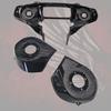 24+ Street Glide Inner Fairing Speaker Grill 2" Tweeter pod Honeycomb Grill view 2