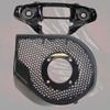 24+ Street Glide Inner Fairing Speaker Grill 2" Tweeter pod Honeycomb Grill view 3