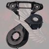 24+ Street Glide Inner Fairing Speaker Grill 2" Tweeter pod Honeycomb Grill view 4