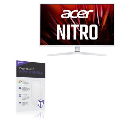 BoxWave Screen Protector Compatible With Acer Nitro XZ6 (XZ306C) - ClearTouch ImpactShield (2-Pack), Impenetrable Screen Protector Flexible Film