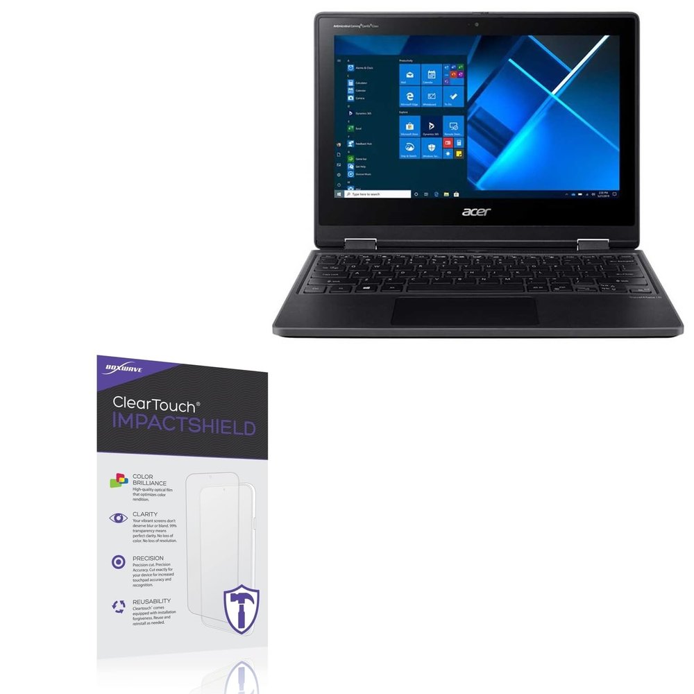 BoxWave Screen Protector Compatible With Acer TravelMate Spin B3 (TMB311RN-31) - ClearTouch ImpactShield (2-Pack), Impenetrable Screen Protector Flexible Film