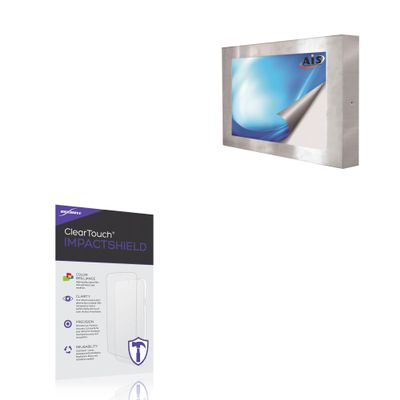 BoxWave Screen Protector Compatible With AIS FST17L500-M1-5RT - ClearTouch ImpactShield (2-Pack), Impenetrable Screen Protector Flexible Film