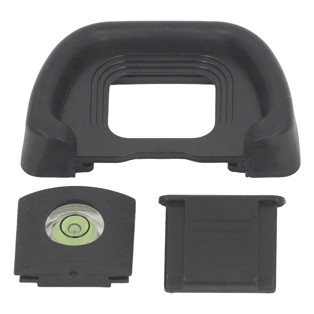 Tbest Eyepiece Eye Cup with Leveler and Hot Shoe Cover Better Observation Effect Replace for Viewfinder Camera Comfortable ABS Material