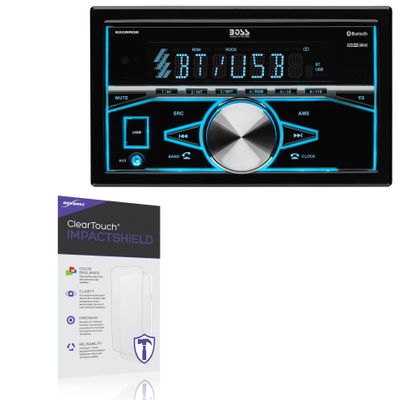 BoxWave Screen Protector Compatible With BOSS Audio 820BRGB - ClearTouch ImpactShield (2-Pack), Impenetrable Screen Protector Flexible Film
