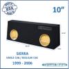 10" X - Large Sealed Sub Box Subwoofer Enclosure 1999-2006 Sierra Single Cab/Regular Cab Speaker Box Ground Shaker Car Audio Truck Box view 2