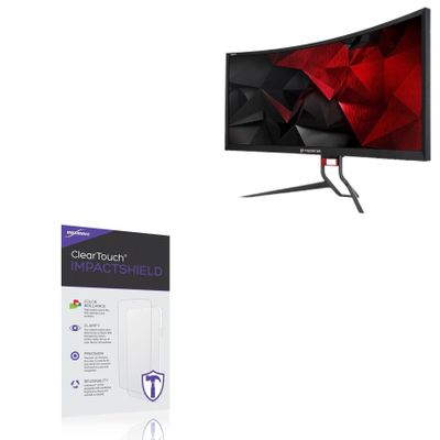 BoxWave Screen Protector Compatible With Acer Predator Z35 (Z35P) - ClearTouch ImpactShield (2-Pack), Impenetrable Screen Protector Flexible Film