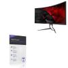 BoxWave Screen Protector Compatible With Acer Predator Z35 (Z35P) - ClearTouch ImpactShield (2-Pack), Impenetrable Screen Protector Flexible Film view 1