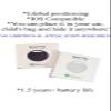 GPS Tracking Device with Leather Keychain Global Positioning GPS Tracker Attachable to Car, Keys, Leather Keyring Kids School Bag Alarming Device iOS only (Black GPS + Brown Keychain) view 2
