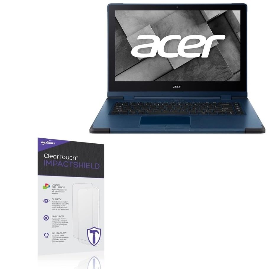 BoxWave Screen Protector Compatible With Acer Enduro Urban N3 (EUN314-51W) - ClearTouch ImpactShield (2-Pack), Impenetrable Screen Protector Flexible Film