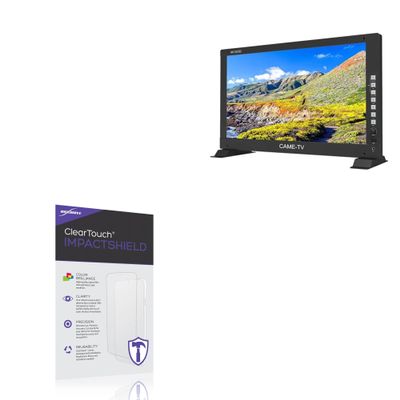 BoxWave Screen Protector Compatible With CAME-TV PRO 12G-SDI - ClearTouch ImpactShield (2-Pack), Impenetrable Screen Protector Flexible Film