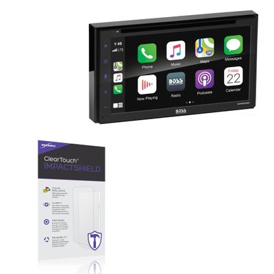 BoxWave Screen Protector Compatible With BOSS Audio BVCA9690RC - ClearTouch ImpactShield (2-Pack), Impenetrable Screen Protector Flexible Film