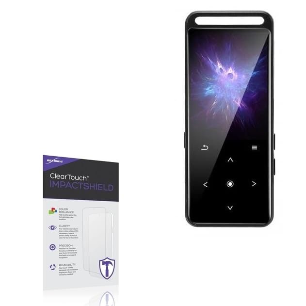 BoxWave Screen Protector Compatible With Benjie MP3 Player M6 - ClearTouch ImpactShield (2-Pack), Impenetrable Screen Protector Flexible Film