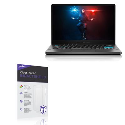 BoxWave Screen Protector Compatible With ASUS ROG Zephyrus G14 AW SE (GA401) - ClearTouch ImpactShield (2-Pack), Impenetrable Screen Protector Flexible Film