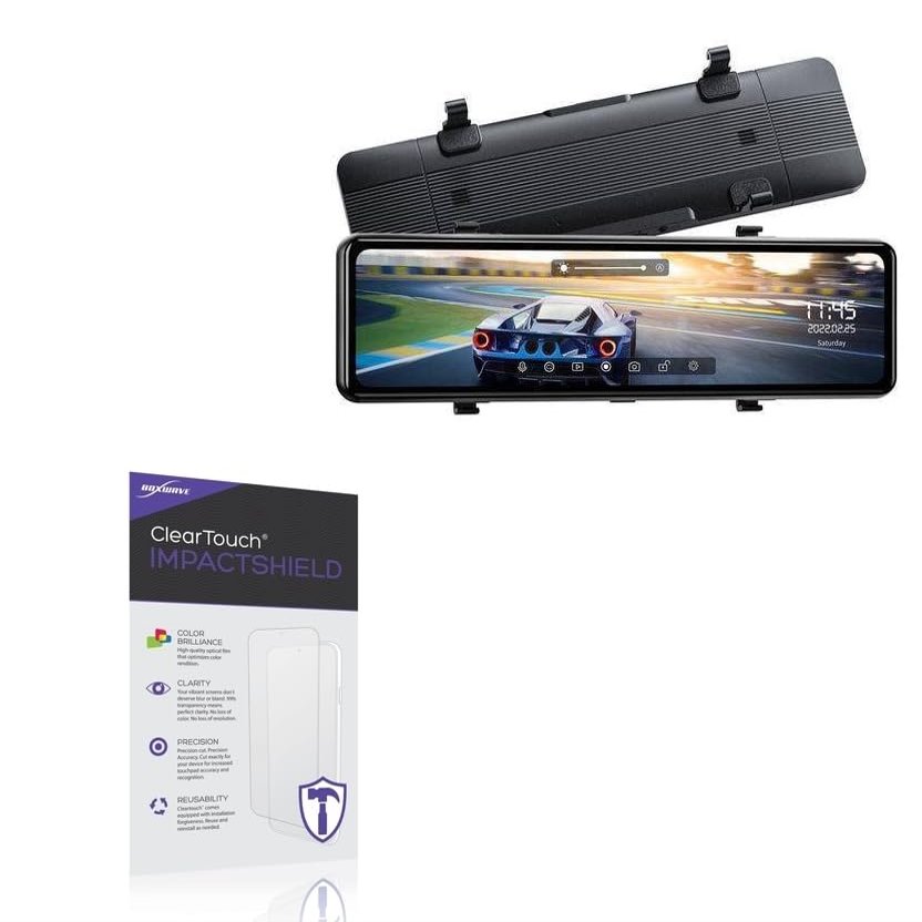 BoxWave Screen Protector Compatible With CamPark RM02 (11 in) - ClearTouch ImpactShield (2-Pack), Impenetrable Screen Protector Flexible Film