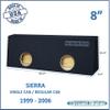 8" X - Large Sealed Sub Box Subwoofer Enclosure 1999-2006 Sierra Single Cab/Regular Cab Speaker Box Ground Shaker Truck Box view 2