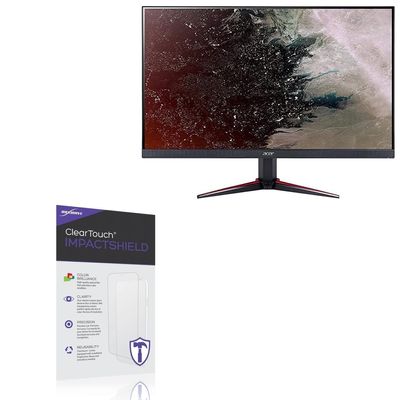 BoxWave Screen Protector Compatible with Acer Nitro VG0 (VG270) - ClearTouch ImpactShield (2-Pack), Impenetrable Screen Protector Flexible Film